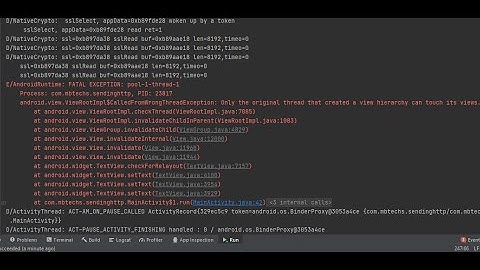 Thread using executor in android studio.