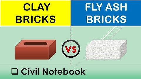 Difference between Red bricks and fly ash Bricks || Fly ash bricks || In hindi 🔥🔥