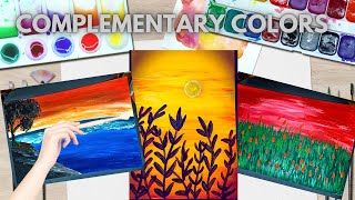 Basic Painting Using Complementary Colors