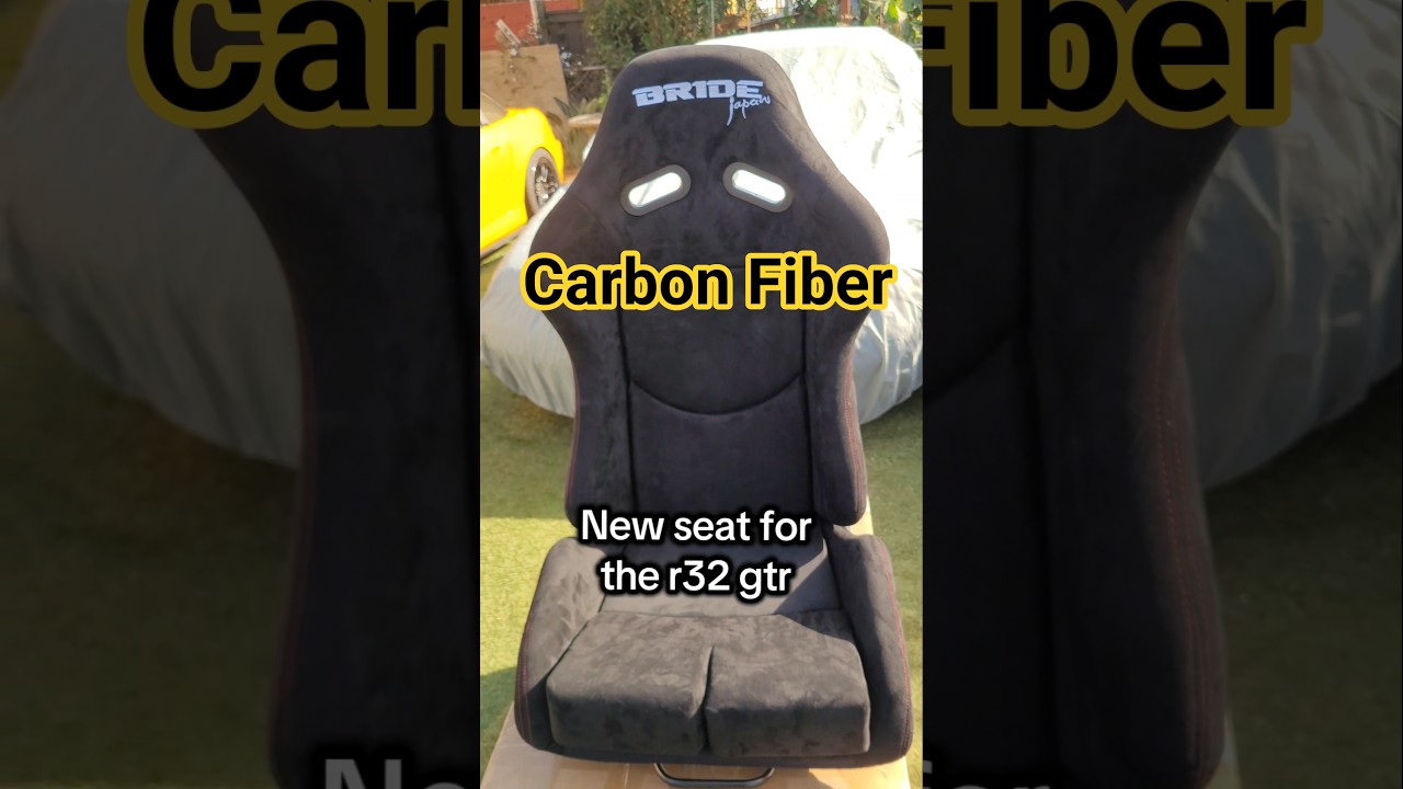 Сиденье из настоящего карбона для Nissan Skyline R32 GTR. 