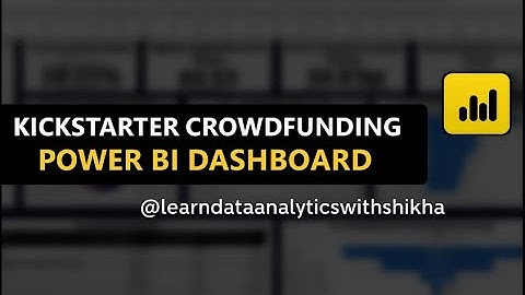 Kickstarter Crowdfunding Power BI Dashboard | Interactive Charts, Slicers & DAX Measures Explained