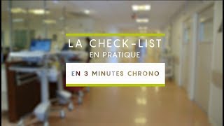 En pratique : la check-list sécurité du patient au bloc opératoire