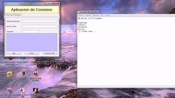 Formulario de Conexion a Sql server 2008 R2
