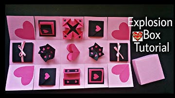 Infinity Explosion Box Tutorial | DIY | Valentine