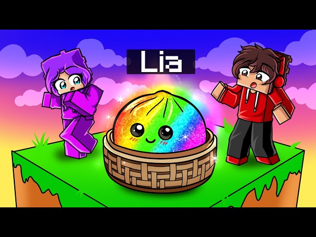 One Chunk BEBEK SQUISHY DUMPLING olarak Hayatta Kaldım! - Minecraft