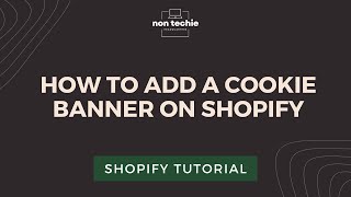 How to add a Cookie Banner to Shopify website | Shopify Tutorial 2025 News