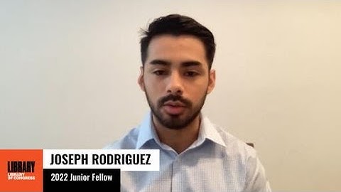 Joseph Rodriguez: 2022 Junior Fellows Program Display Day