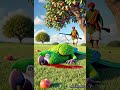 Parrot and apple #shorts #youtube #youtubeshorts