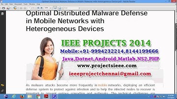 Optimal Distributed Malware Defense in Mobile Networks with Heterogeneous Devices