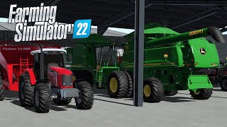 Colheita de SOJA na FAZENDA RESSACA (Kalinoski Map V2) - Farming Simulator 22