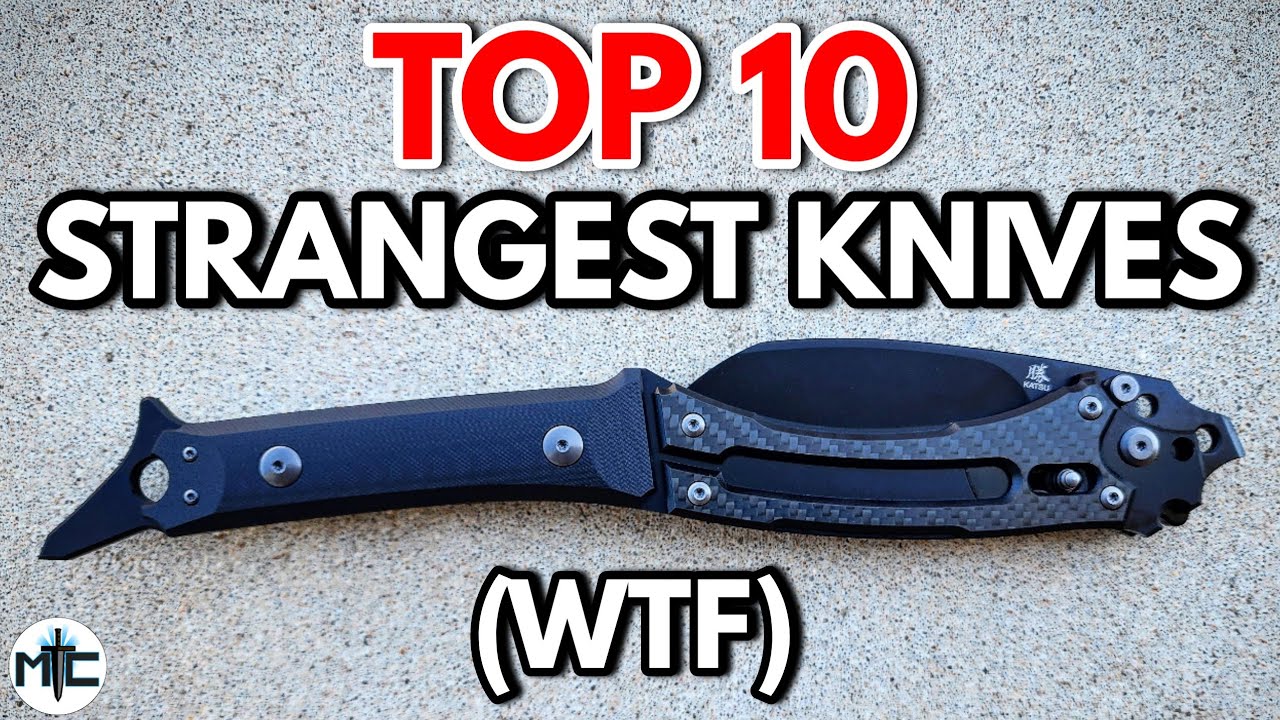 The Top 10 STRANGEST Knives In My Collection YouTube
