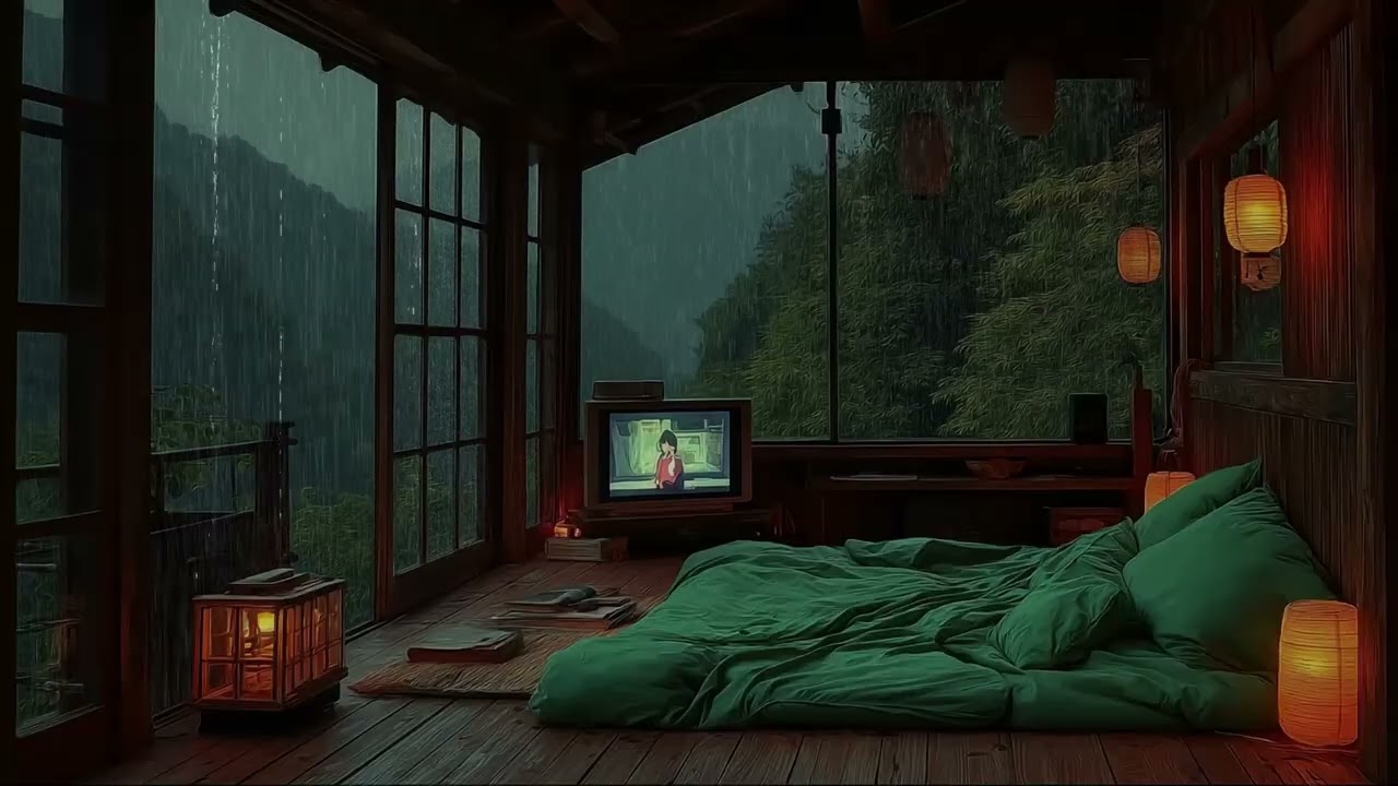 Tranquil Rainview: Relaxing Rain Sounds for Sleep & Focus | Calming Rainfall for Stress Relief