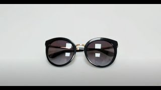 Dolce & Gabbana Sungles Model-Dg4268 Color-5018G Black-Dgrey Gradient Lenses