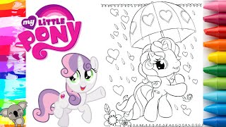MY LITTLE PONY / SWEETIE BELLE coloring page COLOR WITH ME