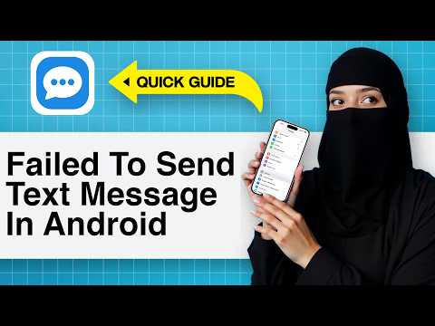 Failed To Send Text Message In Android Fix | How To Fix Failed To Send Text Message On Android