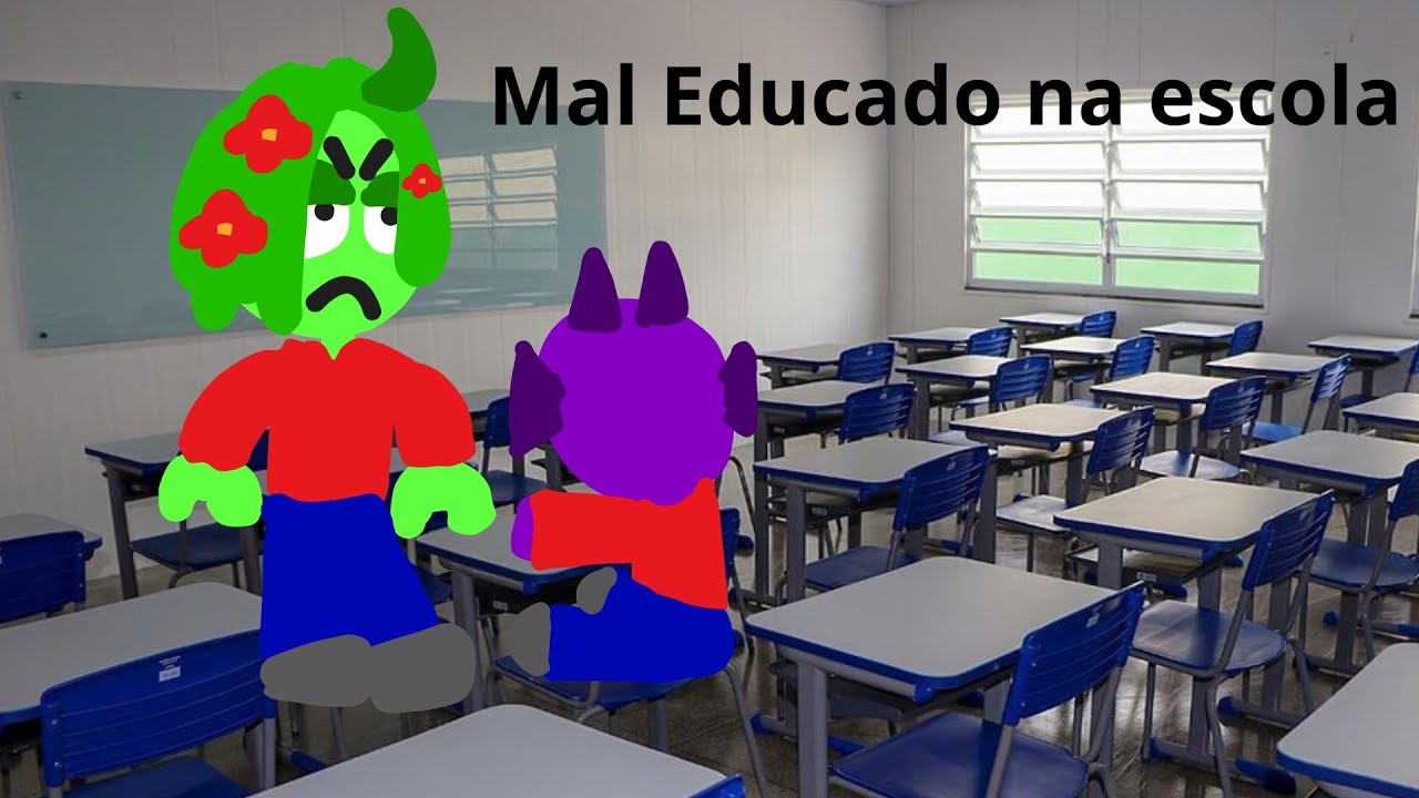 O Durple foi mal educado na escola (sem castigo)