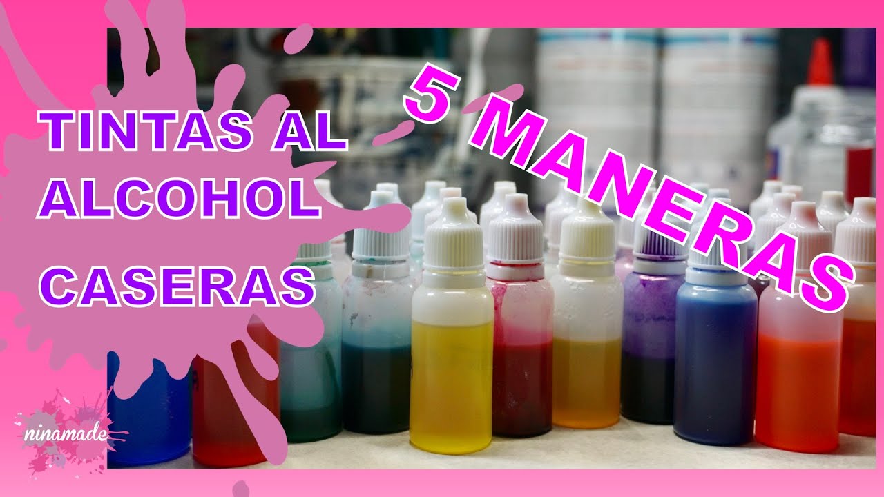 DIY. 5 Ideas Increíbles Para Hacer Tintas al Alcohol Caseras //Amazing Homemade Alcohol Inks