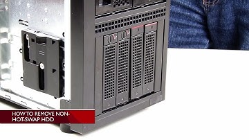 Lenovo ThinkServer TS460 removing a non-hot-swap HDD