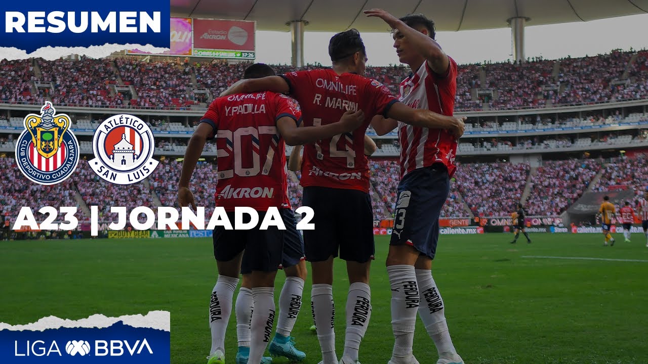 Resumen y Goles | Chivas vs San Luis | Liga BBVA MX | Apertura 2023 ...