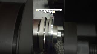 🔥 CNC Machine Par Roll Manufacturing Process | Perfect Precision Roll Turning 😱 #satisfying #shorts