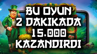 SLOT OYUNLARI CLOVER GOLD 2 DAKİKA DA 15.000 TL KAZANDIRDI | BU OYUN KAZANDIRMAK İÇİN VAR #casino
