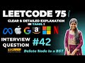 Delete Node in a BST | LeetCode 75 | Python &amp; Java Solution Explained Clearly #leetcode #dsa