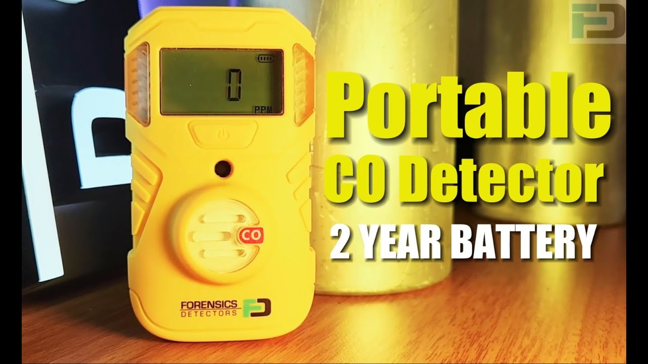 Portable CO Detector with 2 YEAR BATTERY (FD-101-CO)