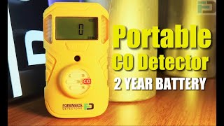 Portable CO Detector with 2 YEAR BATTERY (FD-101-CO)