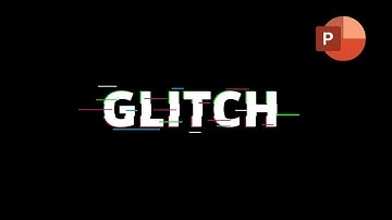 Glitch Effect in PowerPoint | Glitch Text Animation