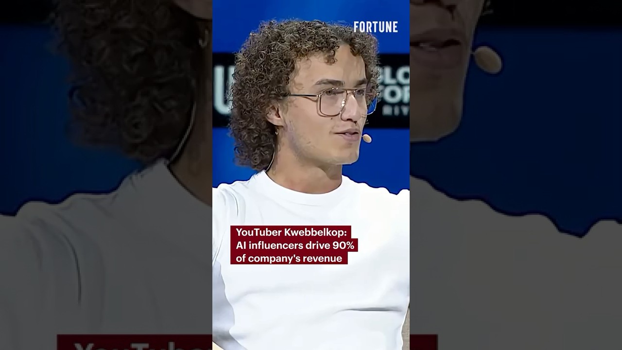 YouTuber Kwebbelkop: инфлюенсеры на базе ИИ обеспечивают 90% дохода компании 