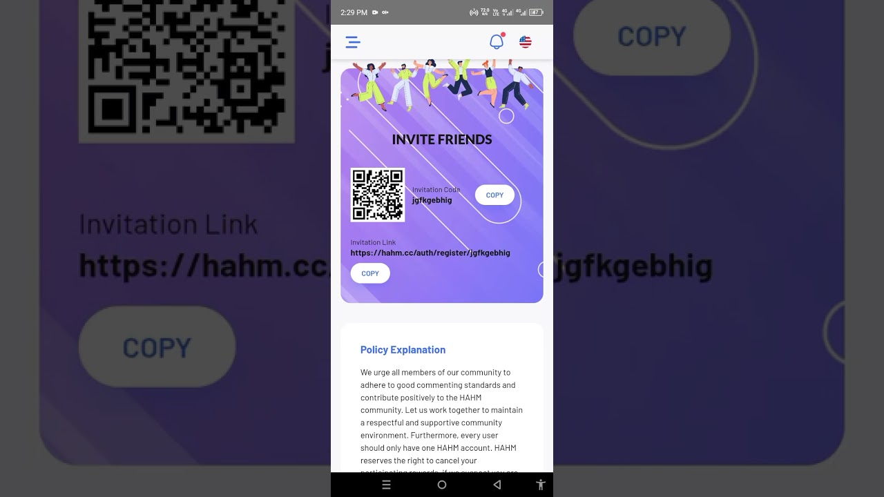 Hahm App Referral Code | Referral Code jgfkgebhig