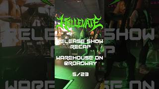 Hellevate Recaps Album Release Show! #thrashmetal #metal #livemetal