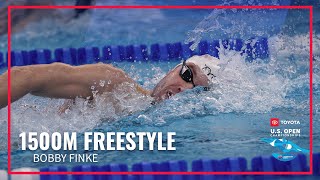 Bobby Finke & Charlie Clark Fight For First in 1500M Freestyle | 2023 Toyota U.S. Open