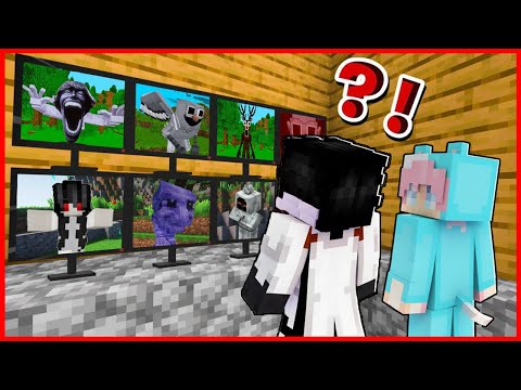 1,000 YouTubers Adopted by Owls and Cursed to Become Grandmothers in Minecraft! Recorded on CCTV