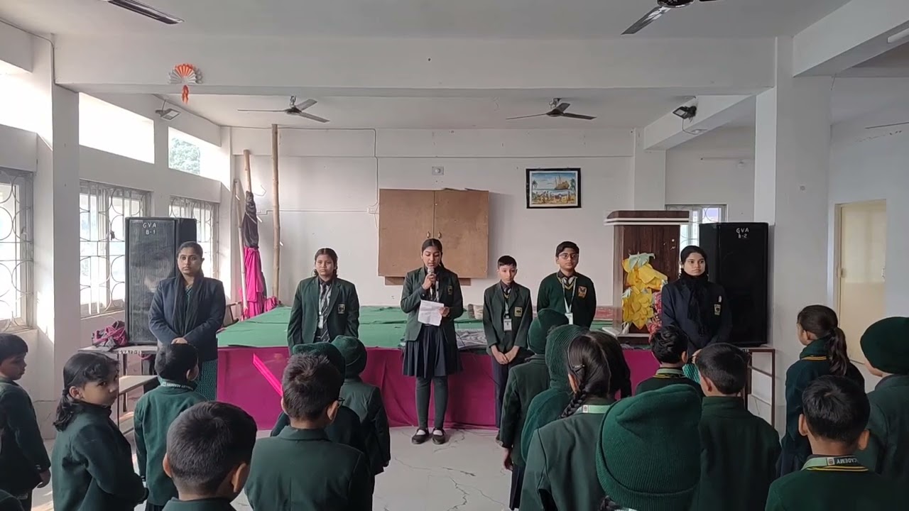 Speech on National army day by Shiza Zareen of class V 