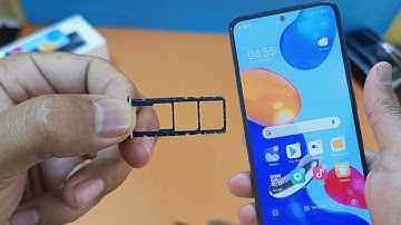 Redmi Note 11 : How to insert the SIM card? Installation of the nano SIM/MicroSD cards Tutorial
