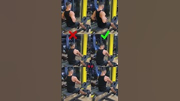 Seated Cable Row Technique