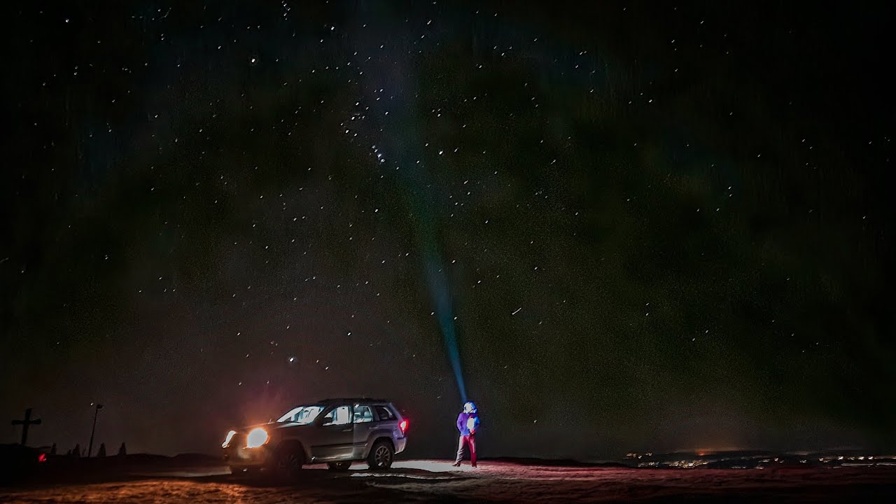 Am plecat în căutarea Aurorei Boreale - off road noaptea in Pasul Valcan 