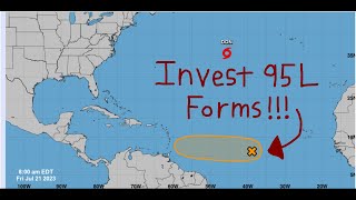 A Tropical Storm Could Impact the Caribbean! Watching Invest 95L!