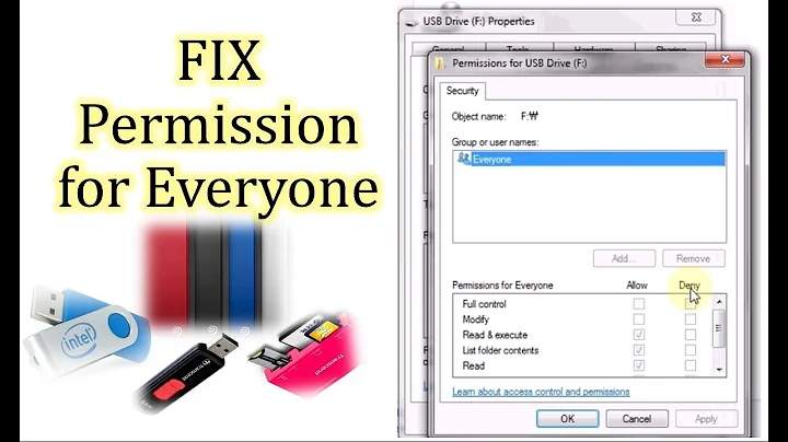 How to Fix Permission for Everyone on USB Drive, External Media