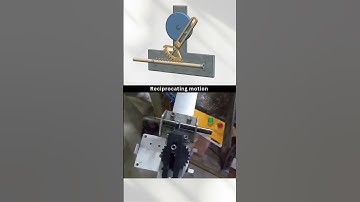 How Does a Reciprocating Motion Work? #useful #mechanism #3dcad #prototype #collegeproject #mechanic