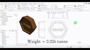 Creo Parametric Tutorial Video | Mass Relation Creo Parametric | GRS |