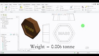 Creo Parametric Tutorial Video | Mass Relation Creo Parametric | GRS |