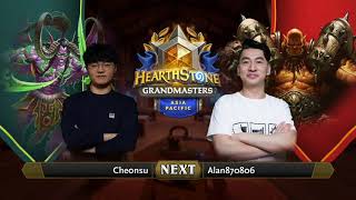 che0nsu vs Alan870806 | 2021 Hearthstone Grandmasters Asia-Pacific | Decider | Season 1 | Week 3