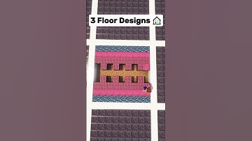 3 Floor Designs 🏠 #shorts