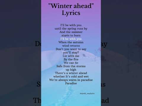 V WINTER AHEAD With Park Hyo Shin Lyrics Taehyung Bts Lyrics Shorts 