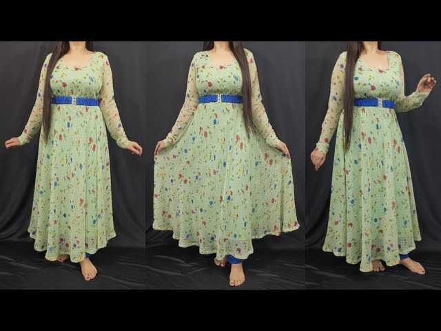 5 meter Kapde main banaye Umbrella Frock And Dupatta Full set / Umbrella  Frock Cutting And Stiching - YouTube