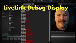 Unreal Live Link Debug Curves Display