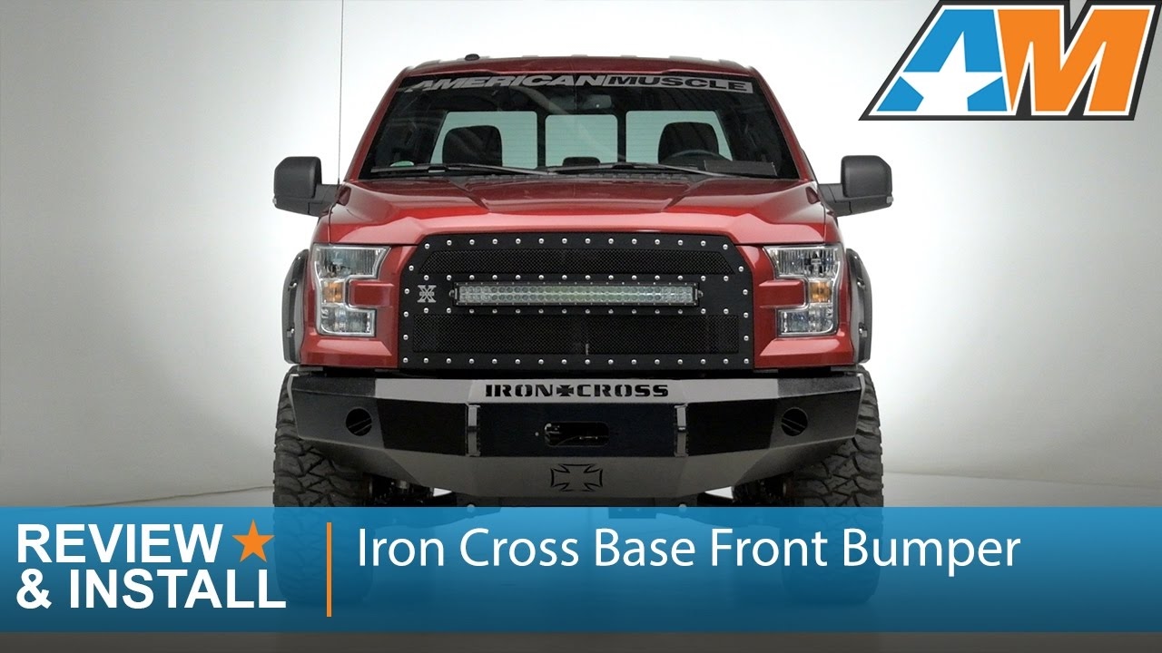 performance parts bmw 2015-2017 Ford F-150 Iron Cross Base Front Bumper Review & Install