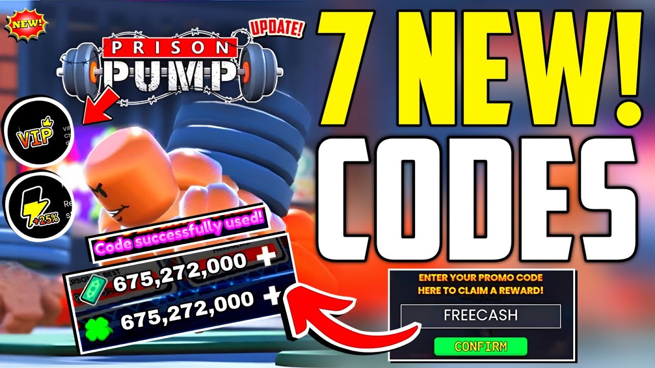 ⚠️Thunder!💥[CODE]⚠️ PRISON PUMP ROBLOX CODES FEBRUARY 2026 - PRISON PUMP CODES